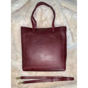 Madewell Medium Leather Transport Tote